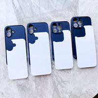 Coques de téléphone personnalisées, style 2D, insert en plastique PC, sublimation, coque de téléphone pour iPhone 16, protection de l'appareil photo, anti-adhésif