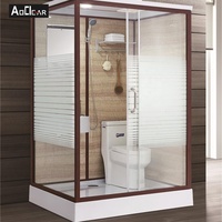 Conteneur extérieur modulaire préfabriqué tout en un unités de salle de bain avec toilette