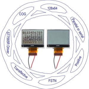 Wandisplay monokrom ekran 128 64 LCD fdisplay ekran 128128st7565 LCD - Product Image 1