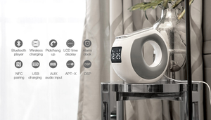 Système de <span class=keywords><strong>son</strong></span> <span class=keywords><strong>home</strong></span> cinéma Haut-parleurs Bluetooth <span class=keywords><strong>Sans</strong></span> <span class=keywords><strong>Fil</strong></span> chargeur 3 en 1 chargeur <span class=keywords><strong>sans</strong></span> <span class=keywords><strong>fil</strong></span> Qi avec haut-parleur bluetooth - Product Image 5