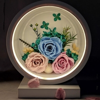 Groothandel handgemaakte eeuwigdurende geconserveerde bloemenlamp in cadeauverpakking voor terug naar school, afstuderen, Thanksgiving & Kerstmis