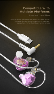 Nuevos Auriculares con Cable Desmontable <span class=keywords><strong>X4</strong></span> Pro de 3.5 mm/Tipo C, Audífonos Dinámicos de Alta Fidelidad con Bajos, Auriculares Estéreo de Monitoreo para Músicos - Product Image 5
