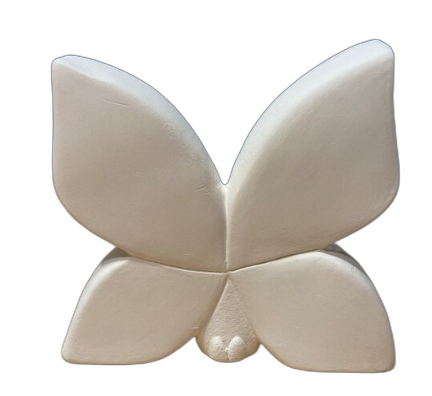 DIY Butterfly Fairy Unpainted Ceramic Bisque