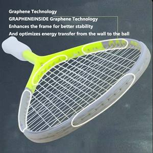 专业训练壁球拍工厂定制铝碳复合一体超轻印字徽标OEM ODM OBM - Product Image 1