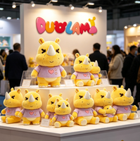 Peluche OEM de haute qualité en tissu doux pour enfants, idéale comme cadeau promotionnel d'entreprise