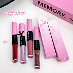GEGE BEAR รับผ<span class=keywords><strong>ลิ</strong></span>ตเครื่องสำอางลิปสติกแบบ OEM&ODM ติดทนนาน กันน้ำ พร้อมบริการออกแบบโลโก้และลิปกลอสตามสั่ง - Product Image 2