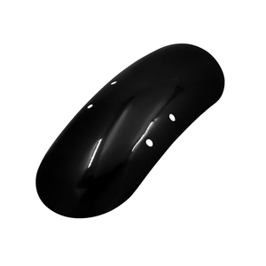 Guardabarros delantero corto retro para motocicleta Harley XL48 Cruiser Bobber, guardabarros metálico, negro brillante, negro mate - Product Image 1