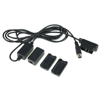 Ensemble de câbles surmoulés personnalisés avec protection anti-traction et connecteur étanche pour équipement industriel