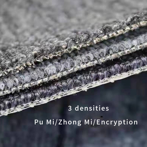 Moderno semplice peluche pila soggiorno <span class=keywords><strong>tappeto</strong></span> grigio nero <span class=keywords><strong>rosso</strong></span> con cerchio di crittografia per la preghiera per la scala di casa e tappeti auto - Product Image 3