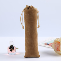 Pochette de rangement longue à cordon, sac en velours doux, sac anti-poussière pour oreiller, sac en velours hollandais, logo disponible