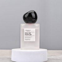 En stock – Flacon de parfum à col vissé 30 ml 50 ml, flacon pulvérisateur en verre dépoli, flacon de parfum vide pour transfert