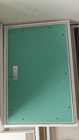 Panneau d'accès au plafond en plaque de plâtre aluminium, moderne, rectangulaire, facile à installer, avec fermeture à poussoir, résistant à l'humidité