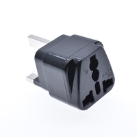 Adaptateur de voyage universel de type G pour prises européennes et australiennes, sortie AC, certifié CE, neuf, pour téléphone portable, appareil photo, ordinateur portable