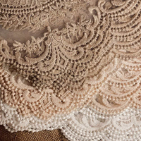 Napperon décoratif de Table à manger, 1 pièce, décoration artisanale avec broderie, Style européen, tissu de lin et dentelle, tapis isolant, dessous de plat Anti-brûlure