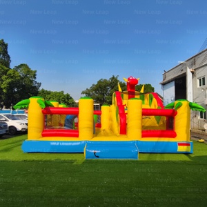 Yuedong Aire de jeux gonflable commerciale avec arche, obstacles, toboggan, château et centre de jeux combiné - Product Image 5