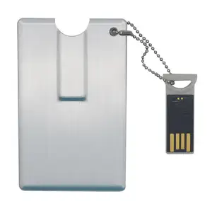 Promosi Bisnis Kartu Kredit USB Flash Drive 8GB/16GB/32GB dengan OEM Logo dan Paket