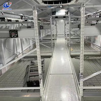 Système de culture en ferme verticale, banc roulant mobile multi-niveaux pour la culture hydroponique commerciale de légumes