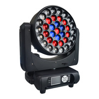 Lyre 37X15W RGBW 4in1 full colour Zoom Wash Moving Head Lights Cabeza movil wash avec Circle Pixel pour Audio Video & Lighting
