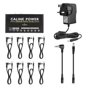 Caline CP-202แหล่งจ่ายไฟ36W 8เอาท์พุทสำหรับ9V/12V/15V/18V เอฟเฟกต์กีตาร์พร้อมอะแดปเตอร์และสายเคเบิล10เส้น - Product Image 4