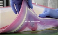 Silicone liquide translucide pour l'emballage sous vide de pièces en fibre de verre FRP, de bateaux et de composants marins, sac en silicone réutilisable