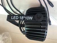 Projecteur LED plat 18*10W IP65 à prix de gros, éclairage de scène couleur complète 4-en-1, projecteur de lavage disco RGBW avec contrôle DMX512