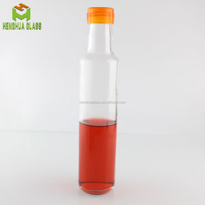 Bouteille en <span class=keywords><strong>verre</strong></span> marasca transparent <span class=keywords><strong>de</strong></span> 250ml, pour huile d'olive vide avec bouchon à vis en plastique, 20 ml, offre spéciale - Product Image 2