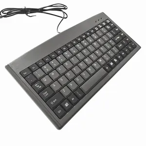 O caderno prendido USB industrial do teclado/PS2 conecta o teclado eletrônico do supermercado do banco do jogo do escritório Teclado do Typewriter