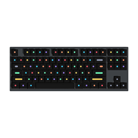 Professional TKL Custom Keyboard Ergonomic Typing Angle Custom Switch&Keycap Options OEM Factory Direct