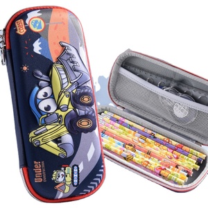Estuche de Lápices de Gran Capacidad con Diseño 3D de Dibujos Animados, Impermeable, con Cierre Suave, para Niños, 23x10x5cm, para la Escuela y la Oficina - Product Image 1