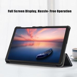 Custodia sottile pieghevole per <span class=keywords><strong>Samsung</strong></span> <span class=keywords><strong>Galaxy</strong></span> Tab <span class=keywords><strong>A7</strong></span> Lite 8.7 SM-T220 SM-T225 con Smart Cover e funzione Auto Wake/Sleep - Product Image 4
