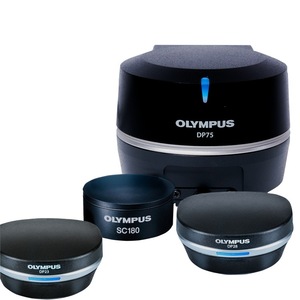 กล้องจุลทรรศน์ดิจิตอล Olympus DP75 ความละเอียดสูง สีดำ 1080p สำหรับการใช้งานทางวิทยาศาสตร์ - Product Image 1