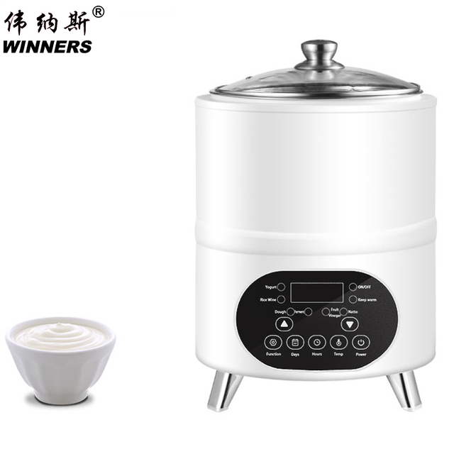 WINNERS 8L 12L Stainless Steel Electric Yogurt Maker Smart Time Control Natto Maker Automatic Rice Wine Maker for Home Canteen