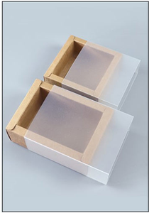 Boîte d'emballage en papier Kraft biodégradables Oem, boîte artisanale de haute qualité avec fenêtre, 10 pièces - Product Image 3