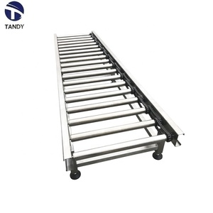 Sistem pembawa konveyor rol gravitasi seluler profesional untuk garis pengemasan tanaman makanan - Product Image 2