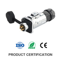 LP12 Fábrica 7 días de envío 2 3 4 5 6 7 8 Conector de brida de núcleo General Wipro Poplon Trailer Aviation Plug Socket Maker