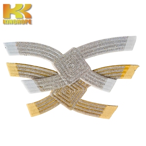 Appliques de strass personnalisées chanceuses patchs de strass pour la décoration de chaussures applique de cristal pour chaussure - Product Image 4
