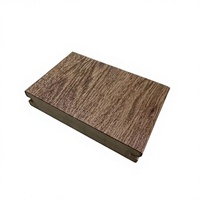 Moderne Luxuriöse Quadratische PVC-Terrassendielen mit Doppel-Klick-Verlegung, Umweltfreundlicher Wasserdichter Außenbereich-Verbundbodenbelag für Terrassen