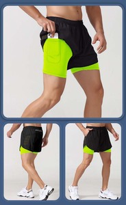 <b>Mens</b> Gym <b>Shorts</b> <b>Men's</b> Nylon Spandex <b>Shorts</b> <b>Slim</b> <b>Fit</b> <b>Shorts</b> for <b>Men</b> - Product Image 2