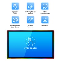 Monitores de Pantalla Táctil LED de 23.8 Pulgadas con Relación de Aspecto 4:3, Interfaz USB, Nueva Pantalla Brillante para Gabinete de Arcade, Compra al por Mayor