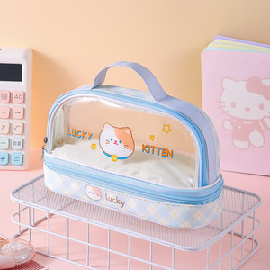 <span class=keywords><strong>Astuccio</strong></span> per Cancelleria Kawaii a Forma di Animale per Bambini, Carino Portamatite in PVC per Ragazze - Product Image 4