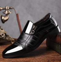 Chaussures Oxford de Luxe en Cuir PU pour Hommes, Habillées, Respirantes, Formelles pour Bureau, Mariage ou Tenue Quotidienne