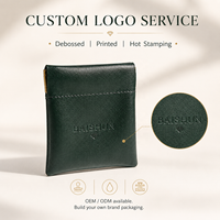 Pochette de voyage de luxe en cuir PU avec fermeture magnétique, compartiment secret, logo personnalisé, anti-rayures, pour bijoux OEM