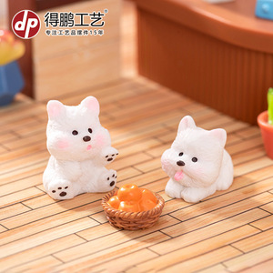 Figura de Perro West Highland en Miniatura, de Resina, para Decoración de Escritorio, Adorno de Mascotas - Product Image 3