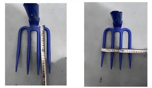 Râteau à quatre dents pour l'entretien et le nettoyage des voies ferrées, nettoyage du ballast ferroviaire, râteau à quatre dents pour l'entretien des voies en acier - Product Image 6