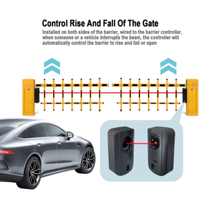 Tự động kiểm soát cửa chùm cảm biến quang điện phản xạ hồng ngoại <span class=keywords><strong>Detector</strong></span> IP65 không thấm nước độ nhạy cao <15m phạm vi cho an toàn - Product Image 2