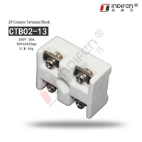 Bloque de Terminales y Conector Cerámico INDIFEN CTB02-13 para Aplicaciones Eléctricas en PCB