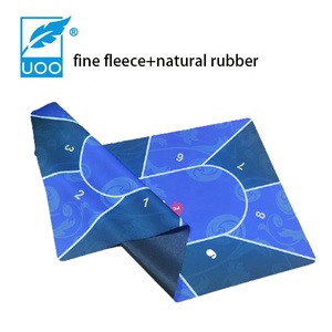 UOO Tapis de table de poker en caoutchouc naturel Texas confortable pour salle à manger pour les vacances du Nouvel An - Product Image 3