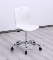 Chaise de salle de classe intelligente et au design moderne pour l'école avec roues ou chaise de laboratoire scolaire chaise de salle d'apprentissage pour l'étude