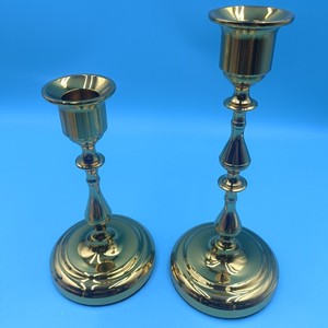 French Vintage Gold <b>Candlestick</b> Metal Candle Holder Durable Home Decoration Wedding Prop - Product Image 3