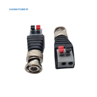 Conector hembra sin soldadura de vídeo CCTV BNC para cámara, adaptador de TV, enchufe para atornillar en el Terminal, conectores hembra BNC
